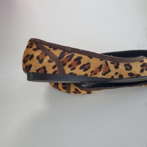 Lauren Ralph Lauren Leopard Print Calf Hide Ballet Flat in size 9.5B - Picture 11 of 11